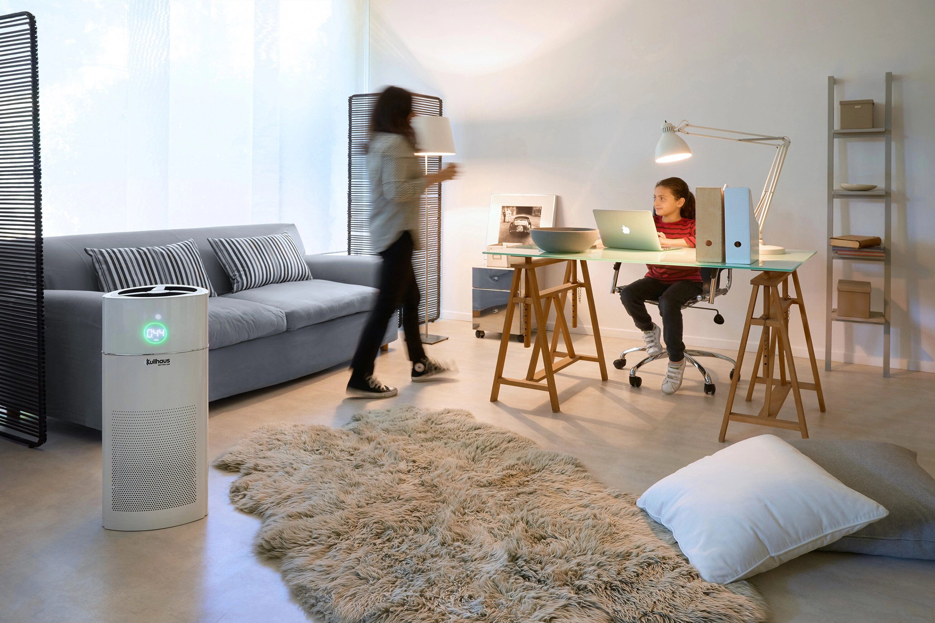Kullhaus AERO and AERO+ air purifiers with ioniser and HEPA 13 filter