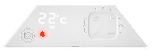 ψηφιακός θερμοστάτης NOBO NCU-2T με 9 προγράμματα λειτουργίας